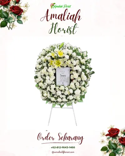 Krans Bunga Duka Cita di Soadara